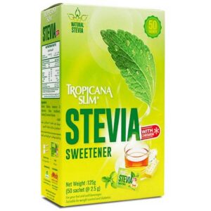 Tropicana Slim Sweetner Stevia with Chromium (25 Sachet)