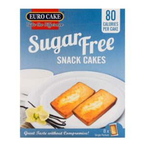 EURO Bakes Sugar Free Snack Cakes (8 pcs)