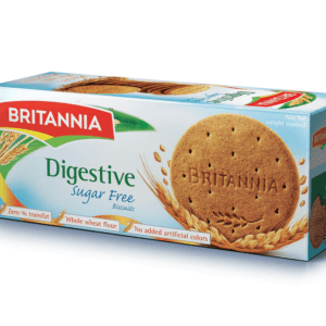 Britannia Sugar-Free Digestive Biscuits - A delicious and healthy snack option with zero added sugar.