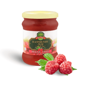 Jar of Fruit Tree Sugar-Free Raspberry Jam (270g).